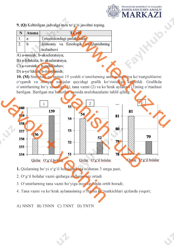 8 sinf biologiya chsb original - Page 3