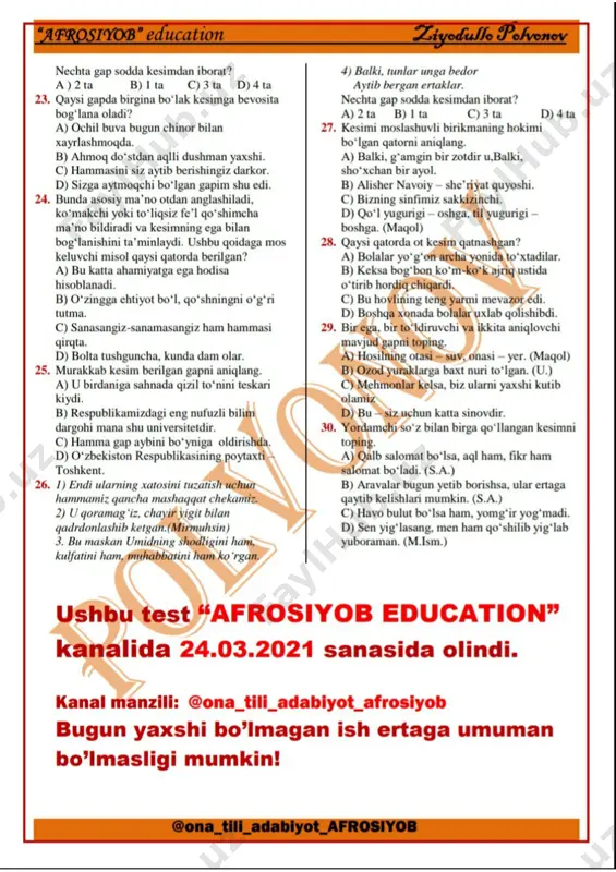 gap bo‘laklari. afrosiyob. 24.03.2021 - Page 3
