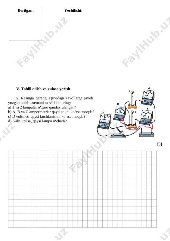 8-sinf fizika 3-bsb 1-variant @summativ_formativ_baholash - Page 3