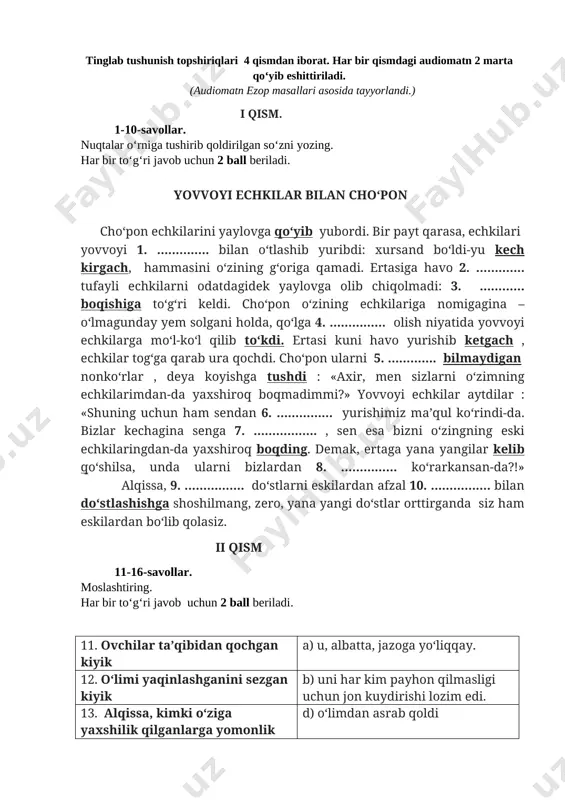 8-sinf o'zbek tili 2-bsb @summativ_formativ_baholash - Page 3