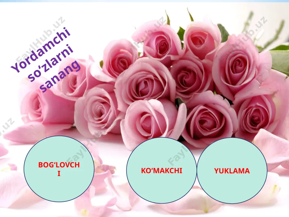 roq odamga xush yoqadi. 5. aql-idrok, ilm-hunar – bular mehnat bilan topiladigan va kamol toptiradigan masalalardir. 1. tabiatga qo‘pol ravishda aralashish natijasida paydo bo‘lgan kasalliklarni farmatsevtika zavodlarida ishlangan dorilar bilan tuzatib bo‘lmaydi. 2. maktabga borayotib papkamni ochdim-da, konvertni qo‘limga oldim. xuddi xat tashiydigan samolyotga o‘xshab, qo‘llarimni yoyib, maktabga qarab chopdim. 3. komil bosh irg‘adi: - havo ochilyapti-ku! – ochilishga ochilgan-u, ammo lekin ayoz… . 4. ba’zi kunlar bo‘ladiki, qovog‘idan qor yog‘ib turadi, buning ustiga yana o‘n besh-yigirma daraja sovuq ham bo‘ladi-yu, biroq odamga xush yoqadi. 5. aql-idrok, ilm-hunar – bular mehnat bilan topiladigan va kamol toptiradigan masalalardir. telegramda @sultonov_edu kanaliga obuna boʻling e'tiboringiz uchun rahmat! image9.jpeg image10.png image11.jpeg image5.png image12.jpeg image13.jpeg image14.jpeg image15.jpeg image16.gif image17.gif image18.jpeg image19.jpeg image20.gif image21.jpeg image22.jpeg image23.jpeg image24.gif image6.png