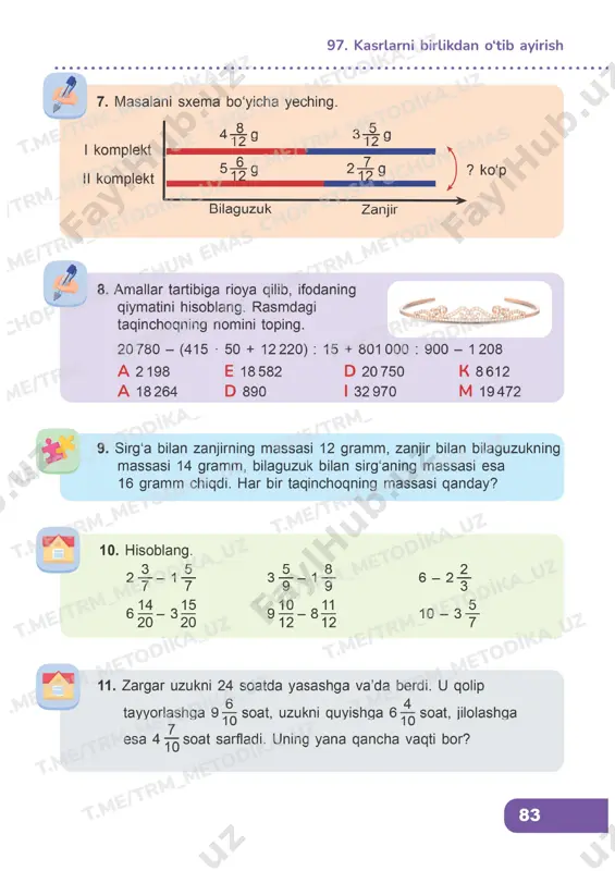matematika 4 sinf darslik 97-100 - Page 3