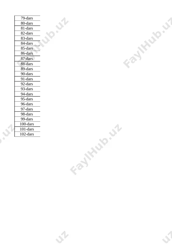 1-dars fertigkeitentraining: lesen, sprechen 1 102-dars tests 12. kontrollarbeit 1