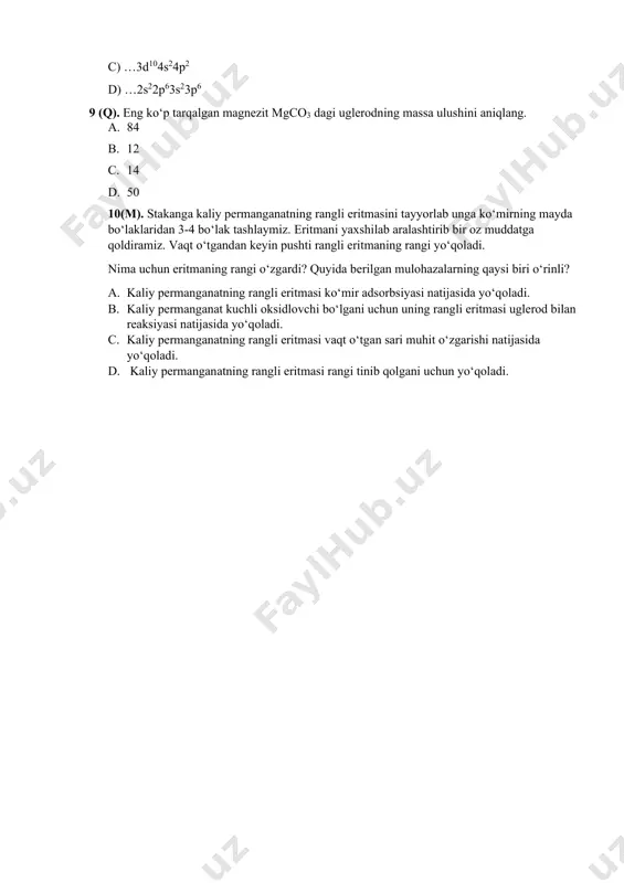 9-sinf kimyo 1-chsb 1-variant@summativ_formativ_baholash - Page 3