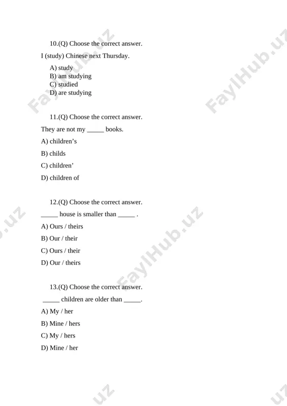 demo chsb grade 9 ut - Page 3