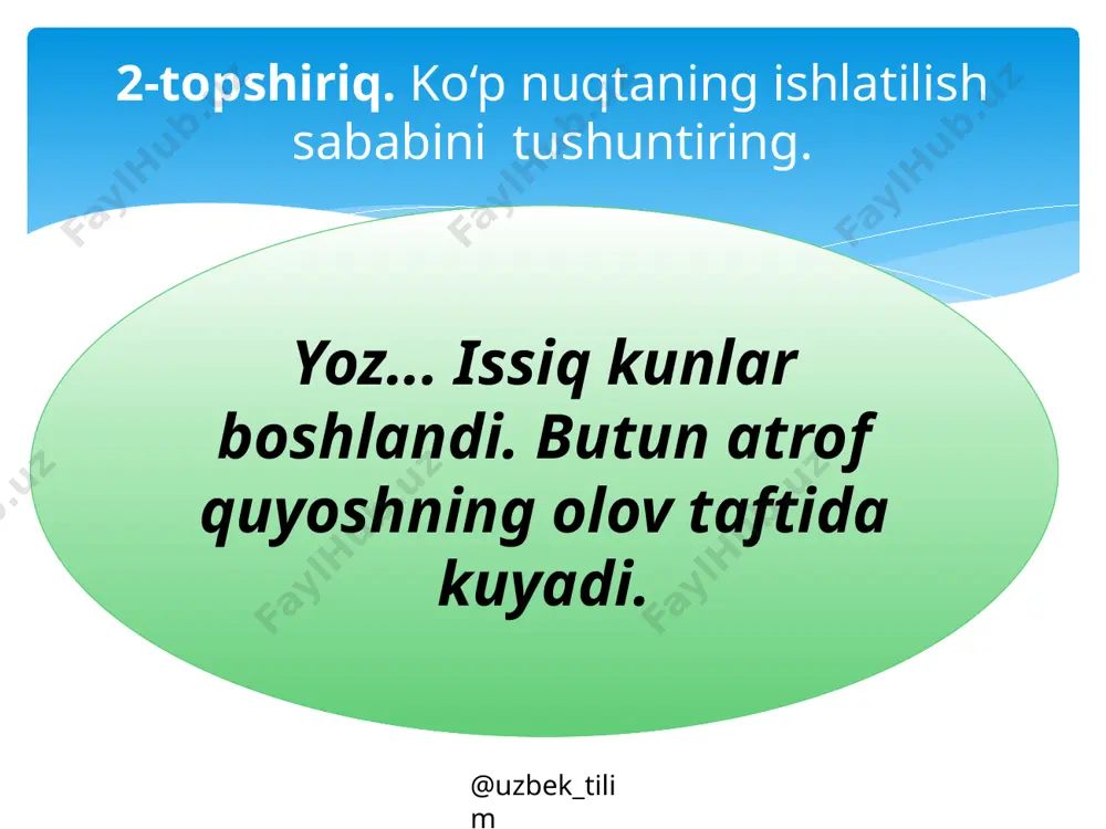 9-sinf. ko'p nuqta va qavsning ishlatilishi - Page 3
