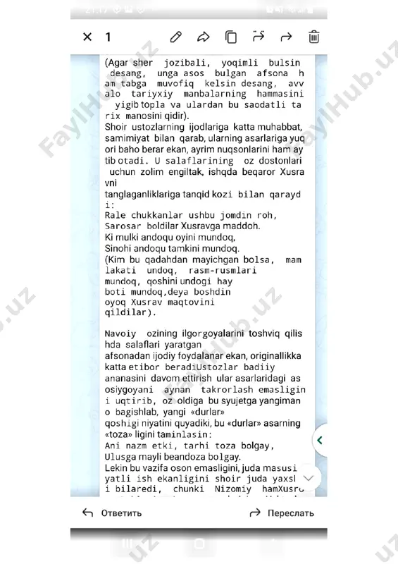 farhod va shirin dostoniga insho - Page 3