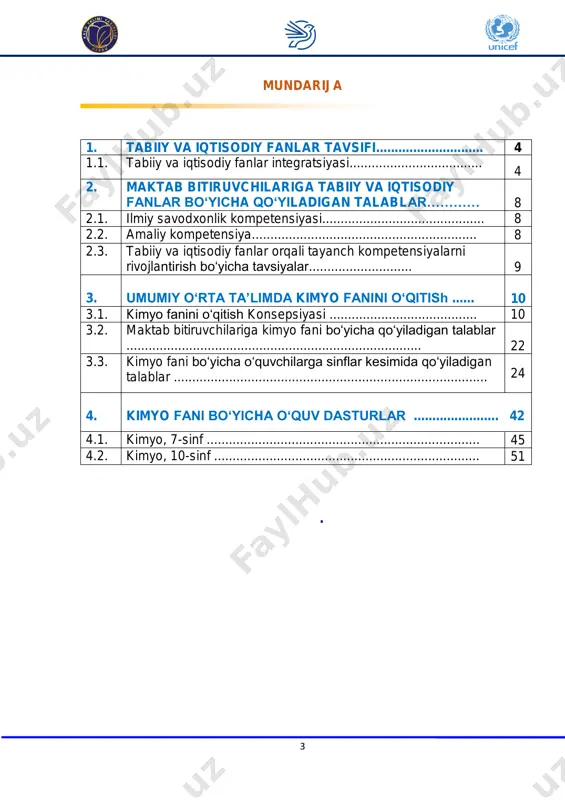 yalashni ko‘zda tutadi. shu bilan birgalikda ixtisoslashtirilgan ta’lim yo‘nalishida ham yoshlarning iste’dodi va qobiliyatini har tomonlama rivojlantirish, ularning ilm-fanni egallashga bo‘lgan intilishlarini qo‘llab-quvvatlash hamda ularni barkamol, jismonan va ruhan sog‘lom shaxs sifatida vatanga sadoqat ruhida tarbiyalash maqsadida fanlardagi mavzularni kengaytirib o‘qitish maqsadga muvofiq. steam ta’limi asosida tabiiy va iqtisodiy fanlar yo‘nalishida o‘quvchilarning egallagan bilim, ko‘nikma va malakalarini kundalik hayot bilan bog‘liqligini ko‘rsatishda dars va sinfdan tashqari mashg‘ulotlarda o‘quv tadqiqotlarini o‘tkazish, tajribalarni bajarish, loyihalashtirishga yo‘naltirilgan ijodkorligini tarbiyalash, yangiliklar yaratishga bo‘lgan qiziqishlarini rivojlantirishga qaratilgan. o‘quvchilar mantiqiy fikrlashini va amaliy ko‘nikmalarini shakllantirishga yo‘naltirilgan xalqaro baholash dasturi (pisa, timss) 5 talablariga mos keladigan topshiriqlar bilan ishlashga mo‘jallangan amaliy mashg‘ulotlar, laboratoriya ishlari hamda mustaqil bajarishga va ijodiy, kreativ fikrlashga undovchi amaliy topshiriqlar bilan ishlashni yosh avlod ongiga singdirish o‘qituvchi oldidagi asosiy vazifalardan biri sanaladi. tabiiy va iqtisodiy fanlarni o‘qitishda nafaqat ularning o‘zaro ichki, balki tashqi, ya’ni turdosh blok-modullar tarkibiga kiruvchi fanlar bilan integratsiyasi ham katta …
