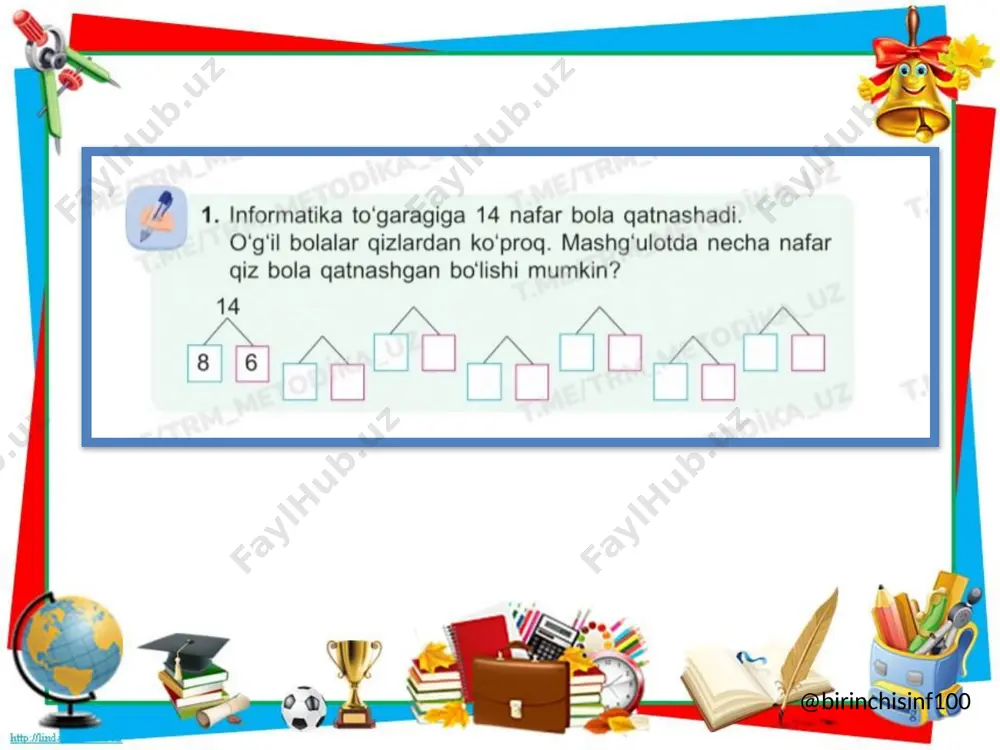 1-sinf matematika 87-dars @birinchisinf100 - Page 3