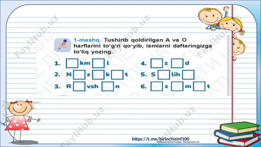 1-sinf ona tili 9-dars @birinchisinf100 - Page 3