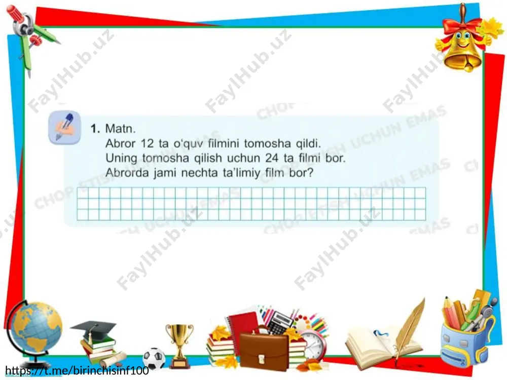1-sinf matematika 78-dars - Page 3