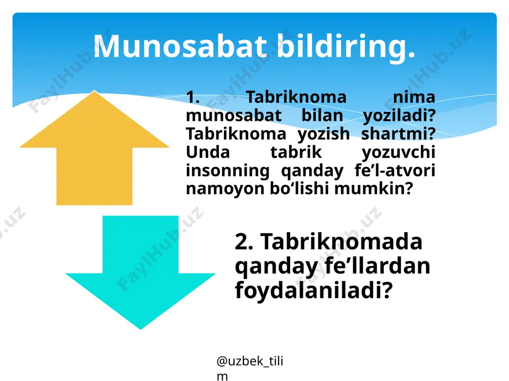 5-sinf. ish qog‘ozlari. tabriknoma - Page 3