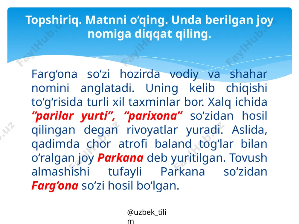 5-sinf. joy nomlari tarixi - Page 3