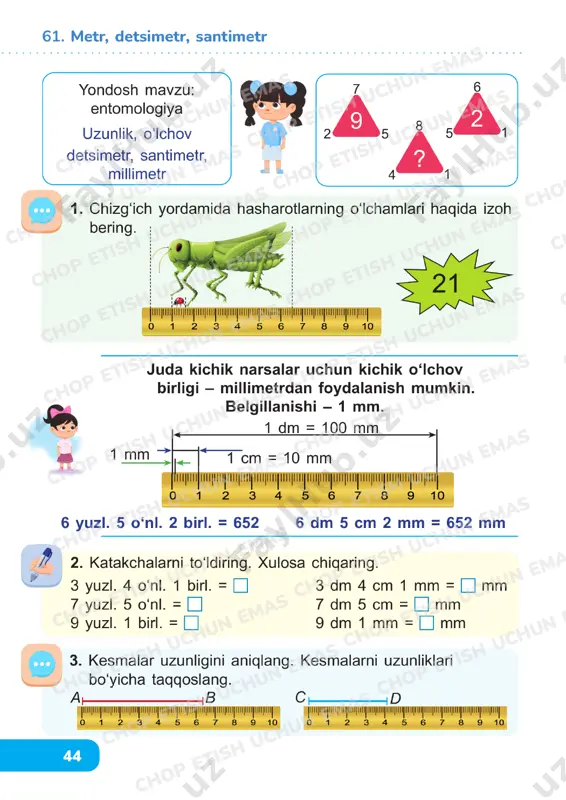 matematika 2 sinf darslik 61-68 - Page 3