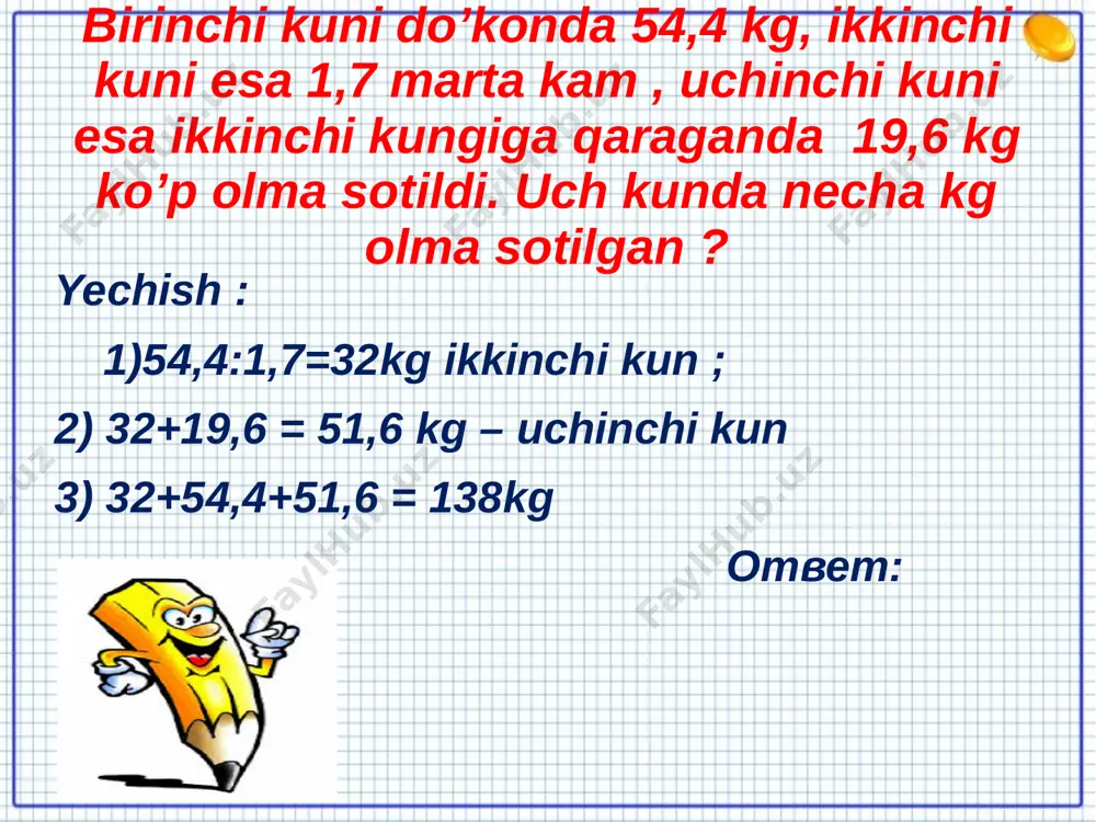 o'nli va oddiy kasrlar - Page 3