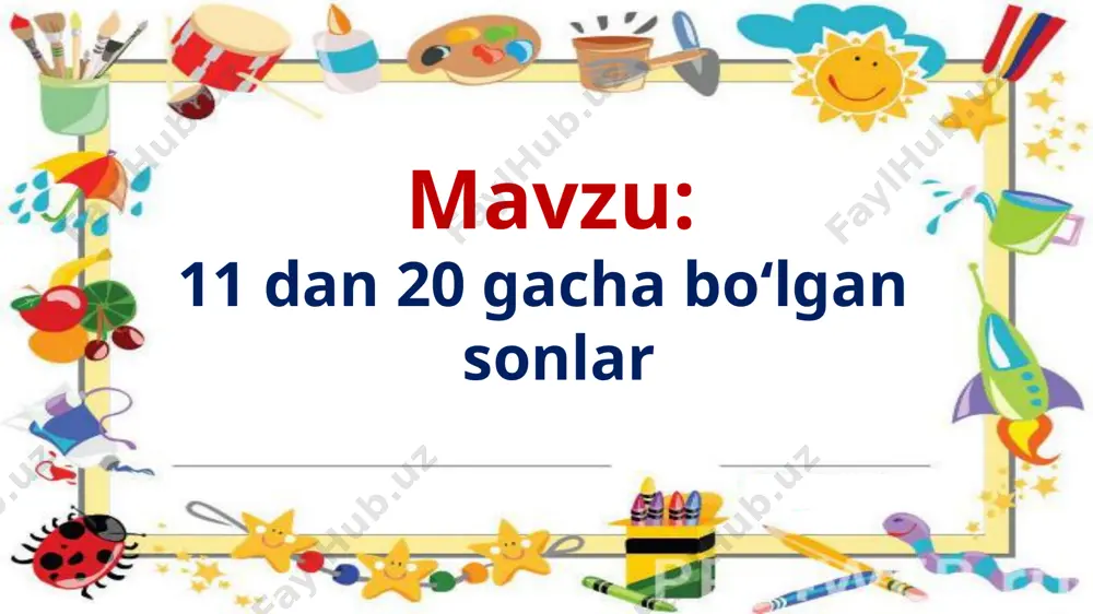 1-sinf matem 11 dan 20 gacha bo 'lgan sonlar - Page 3