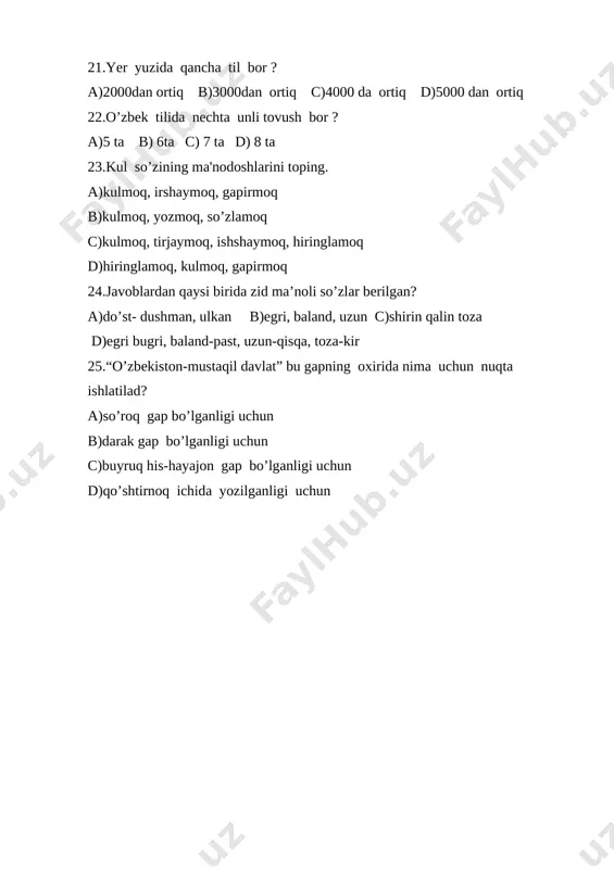 5-sinf ona tili 1-chorak - Page 3