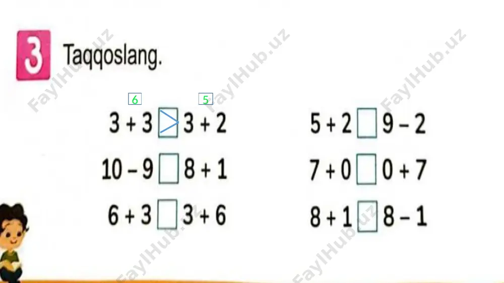matematika mashq daftari - Page 3