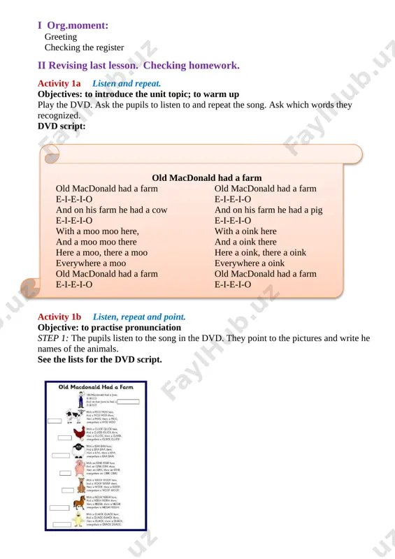 ess with – bilan shaxmat o’ynamoq read fairy tales/ stories to – ertaklar /xikoyalar o’qish cook meals for- ovqatlar tayyorlab berish activity 3b write the questions. objective: copy down 6 questions 1 pet/what/do/want/you? 2 pet’s/is/name/what/your? 3 your/what/pet/colour/is? 4 pet/you/look after/your/do? 5 you/food/give/what/do/it? 6 clean/keep/you/pet/do/your? answers: 1 what pet do you want? 2 what is your pet’s name? 3 what colour is your pet? 4 do you look after your pet ? 5 what food do you give it ? 6 do you keep clean your pet ? activity 4 work in pairs. . ask and answer. activity 5 imagine you are a fantasy dog. talk about your human. o‘zingizni gapiradigan it deb tasavvur qiling. o‘z egalaringiz to‘g‘risida suhbatlashin [image: ] my human cleans my house every day my human cleans my house every week my human gives me water every day my human gives me water two times a day …