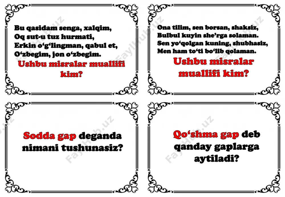 9-sinf ona tili 1-qism - Page 3