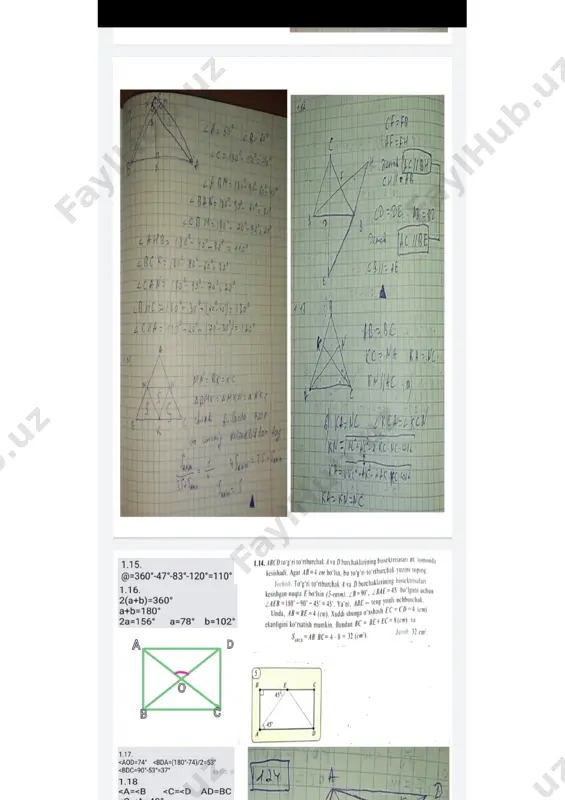 9- sinf geometriya kitob yechimi - Page 3