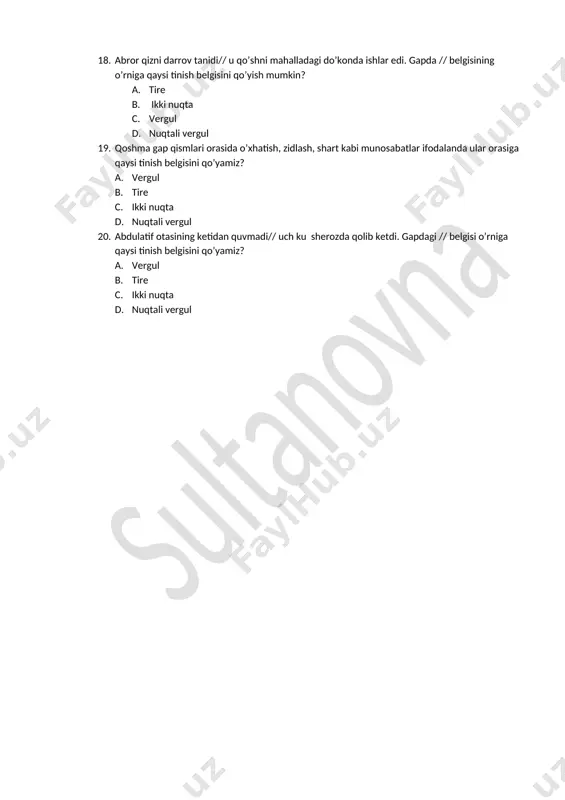 9 ona tili test 4-chorak. kumush yangi - Page 3