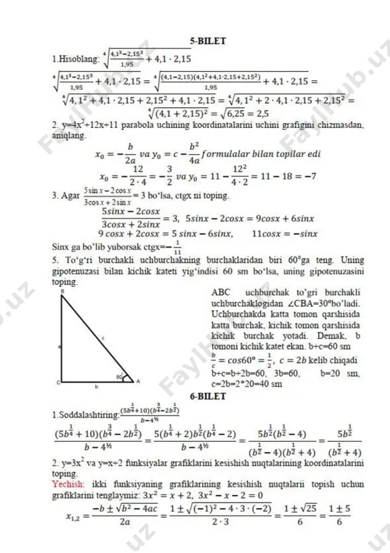 9-sinf matematika javoblar 2021 - Page 3