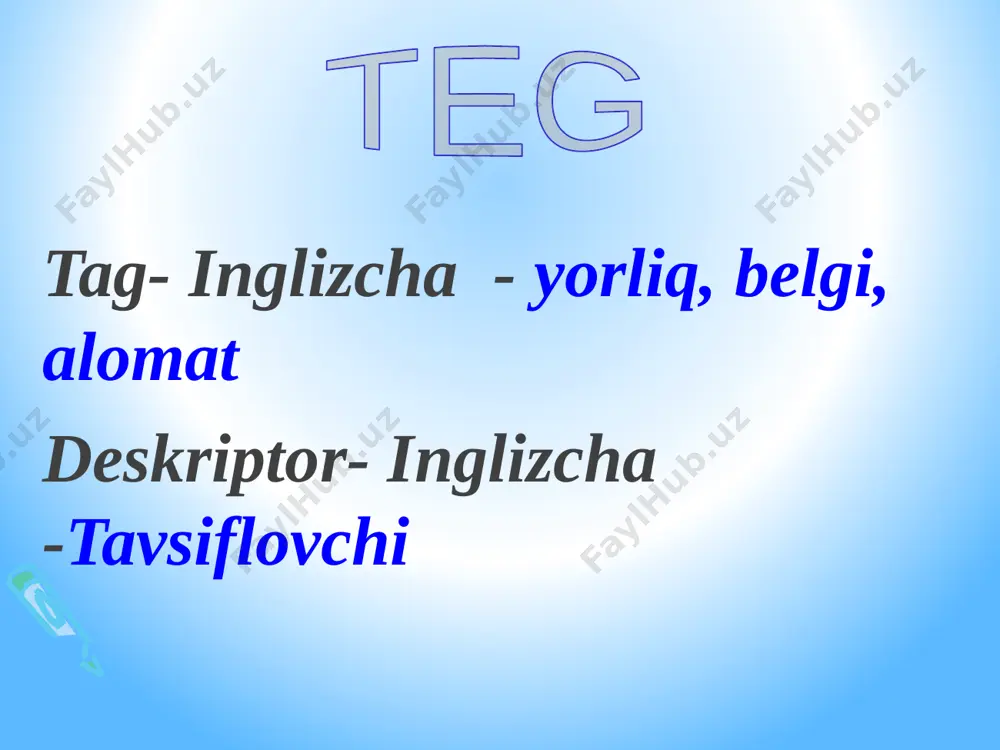 9-sinf. html haqida tushuncha - Page 3