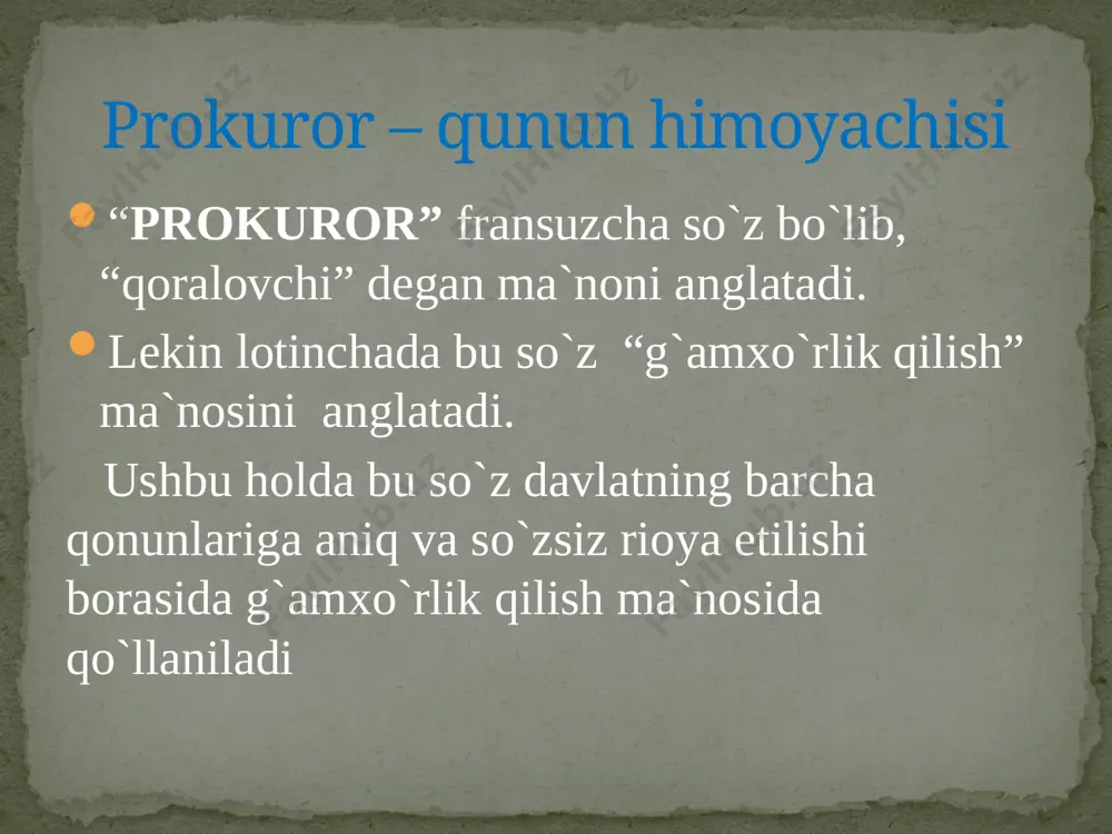 o`zbekiston respublikasi prokratura organlari - Page 3
