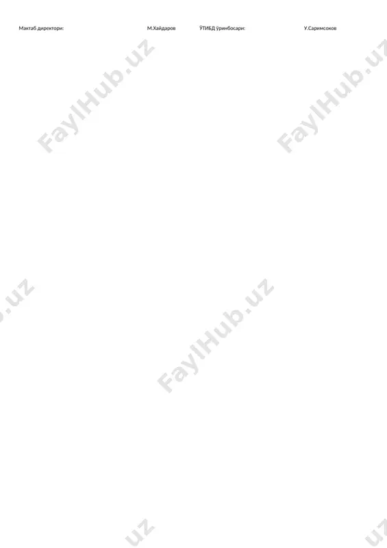 5 informatika 9:15 rus tili 9:15 kimyo 9:15 jismoniy tarbiya 9:15 5 ingliz tili 9:30 10-sinf 1 ona tili 10:30 adabiyot 10:30 ingliz tili 11:00 ona tili 10:30 adabiyot 10:30 kimyo 10:30 2 algebra 10:45 algebra 10:45 fizika 11:15 geometriya 10:45 biologiya 10:45 jismoniy tarbiya 10:45 3 o'zbekiston tarixi 11:00 fizika 11:00 biologiya 11:30 ingliz tili 11:00 jismoniy tarbiya 11:00 jahon tarixi 11:00 4 ingliz tili 11:15 kimyo 11:15 informatika 11:45 rus tili 11:15 fizika 11:15 huquq 11:15 11-sinf 1 ona tili 12:30 adabiyot 12:30 algebra 13:00 ona tili 12:30 adabiyot 12:30 kimyo 12:30 2 o'zbekiston tarixi 12:45 algebra 12:45 biologiya 13:15 geometriya 12:45 biologiya 12:45 algebra 12:45 3 geometriya 13:00 ingliz tili 13:00 informatika 13:45 ingliz tili 13:00 fizika 13:00 huquq 13:00 4 biologiya 13:15 kimyo 13:15 ingliz tili 14:00 rus tili 13:15 jismoniy tarbiya 13:15 jahon tarixi 13:15 list2 2020 yil 30 mart-4 aprel kunlari o'quvchilar uchun efirga …