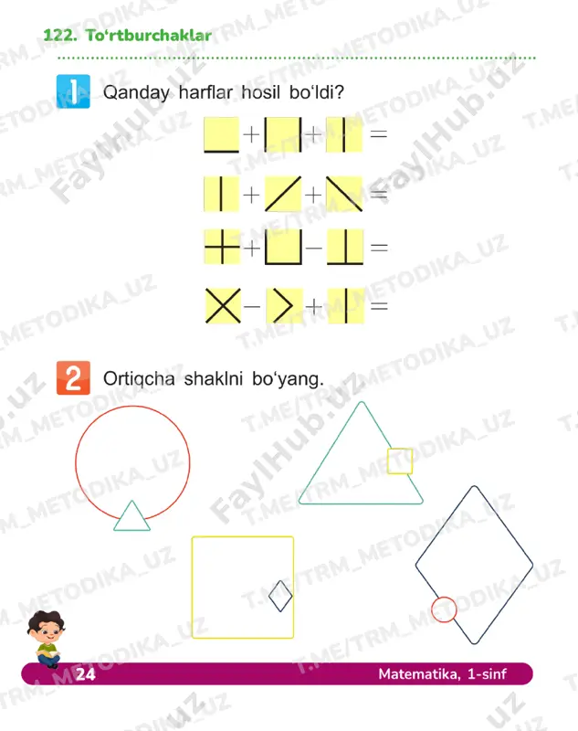 matematika 1 sinf daftar 121-130 - Page 3