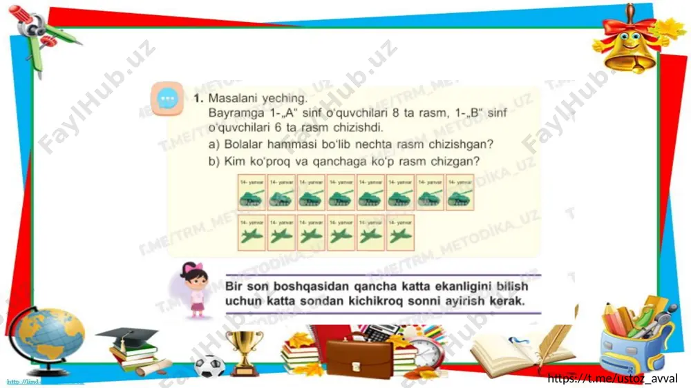 1-sinf matematika 90-dars - Page 3