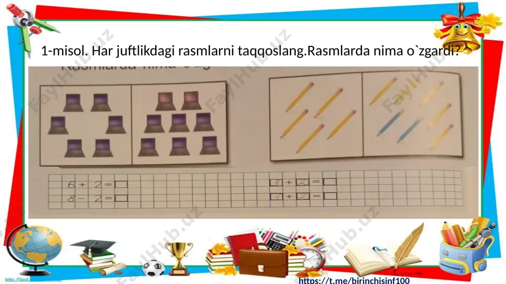 1-sinf matematika 85-dars @birinchisinf100 - Page 3