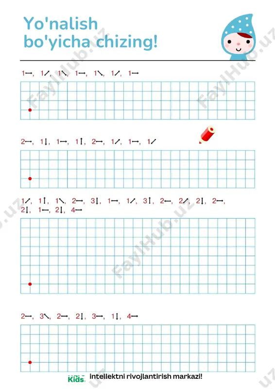 grafik diktant-yo'nalish bo'yicha -iqrokids - Page 3