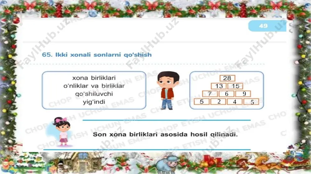 ikki xonali sonlarni qo'shish - Page 3
