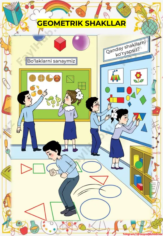 1 sinf matematika 2-chorak ko'rgazmalari - Page 3