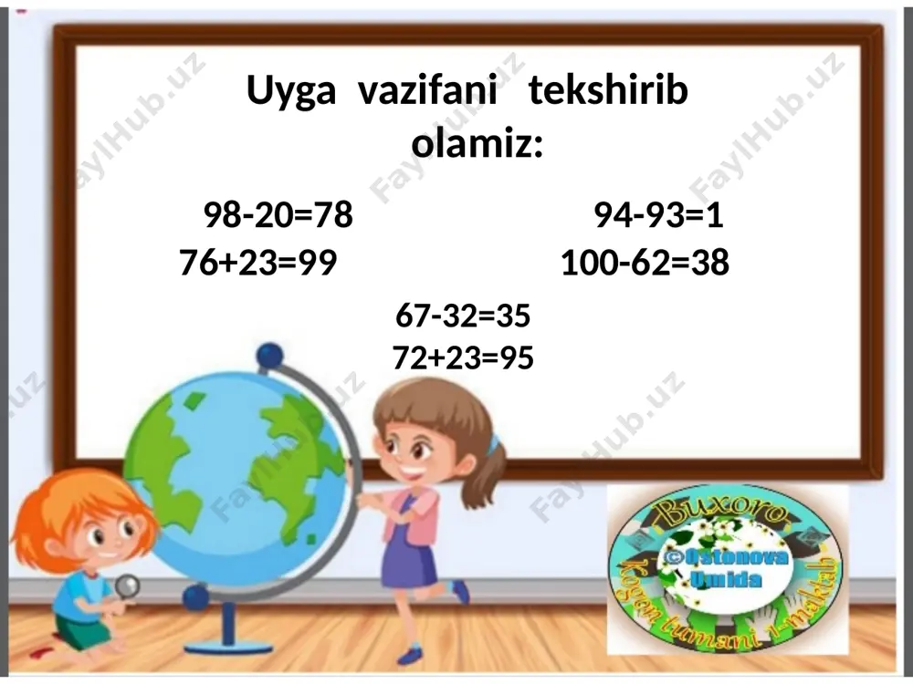 ostonova u.1-sinf matematika 18-may - Page 3
