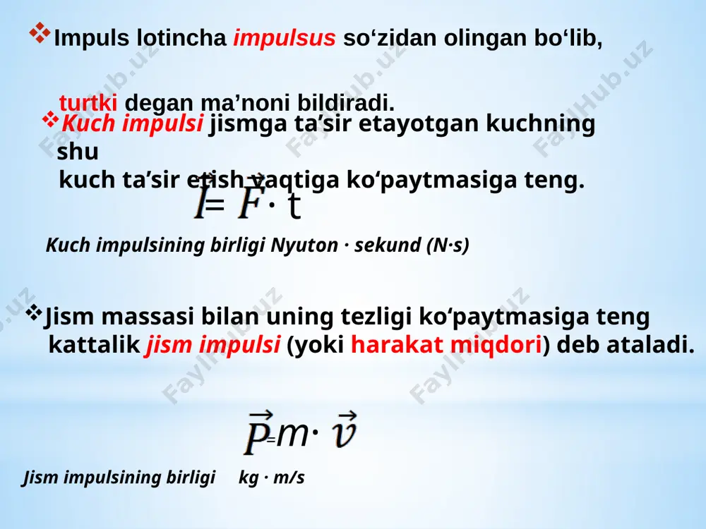 videodars 7-sinf fizika impuls - Page 3