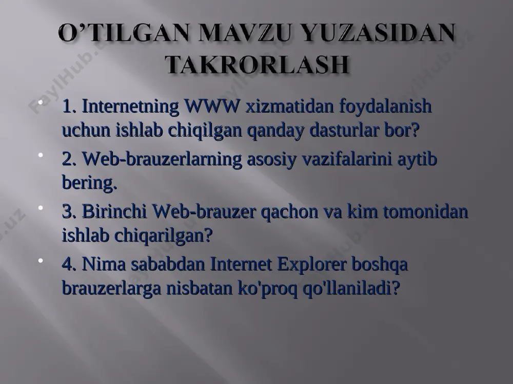 orot ham foydali va to‘g‘ri, rost hisoblanavermaydi. axborot-qidiruv tizimlaridan faqatgina to‘g‘ri va foydali maqsadda foydalanish maqsadga muvofiqdir. turli nojo‘ya ma’lumotlardan foydalanishdan va tarqatishdan saqlanish maqsadga muvofiqdir