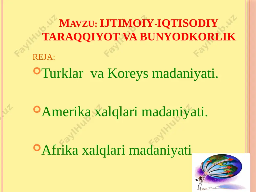 7-osiyo, afirka va amerika xalqlari madaniyati - Page 3