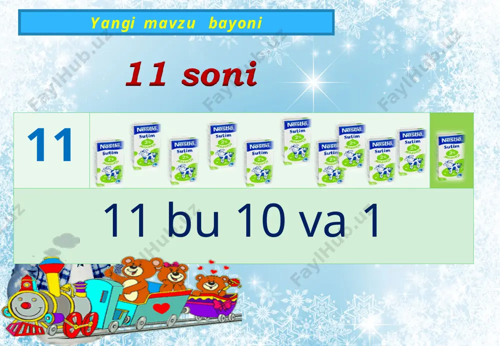 1-sinf matematika 11 soni. husenova d. - Page 3