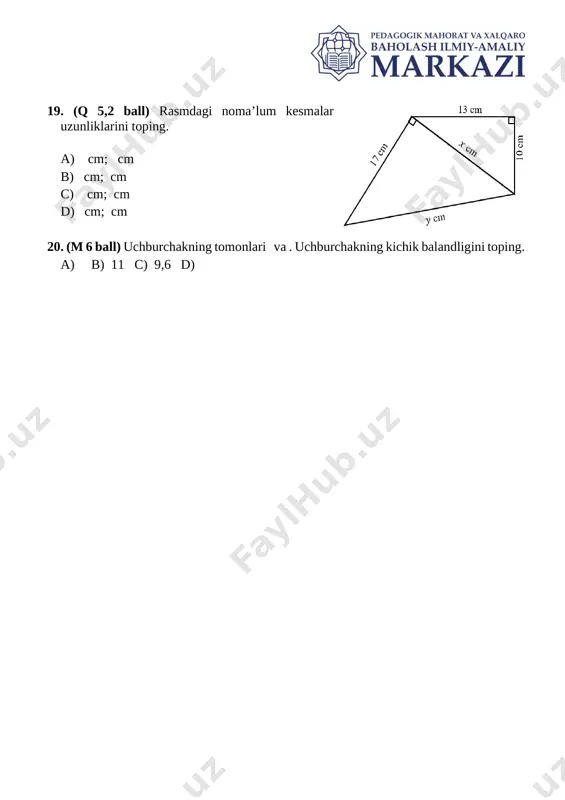 8 sinf matematika umumtalim chsb 2 demo - Page 3