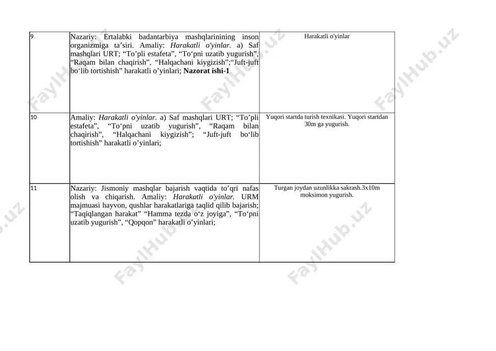 1-sinf jismoniy tarbiya 2 chorak - Page 3