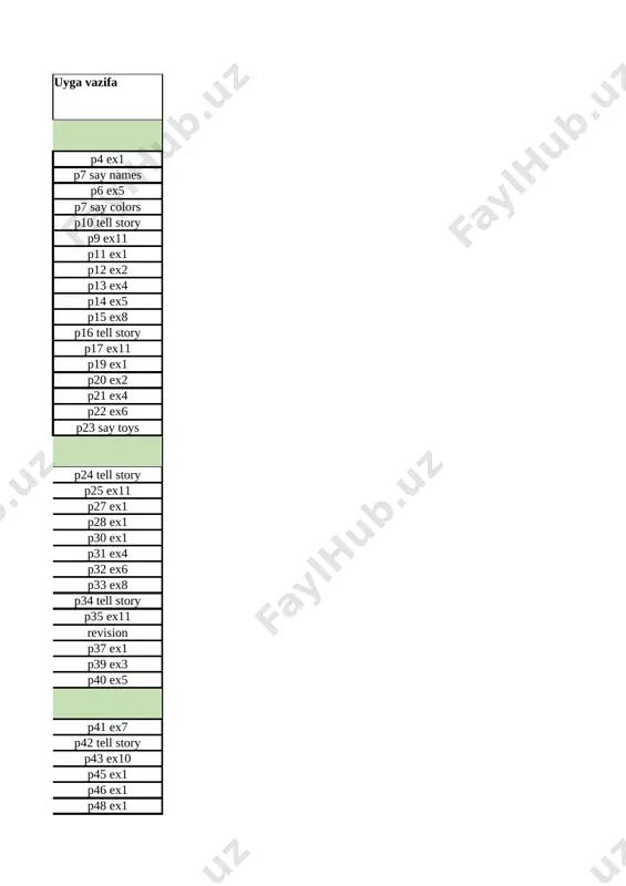 1-sinf ingliz tili yillik - Page 3