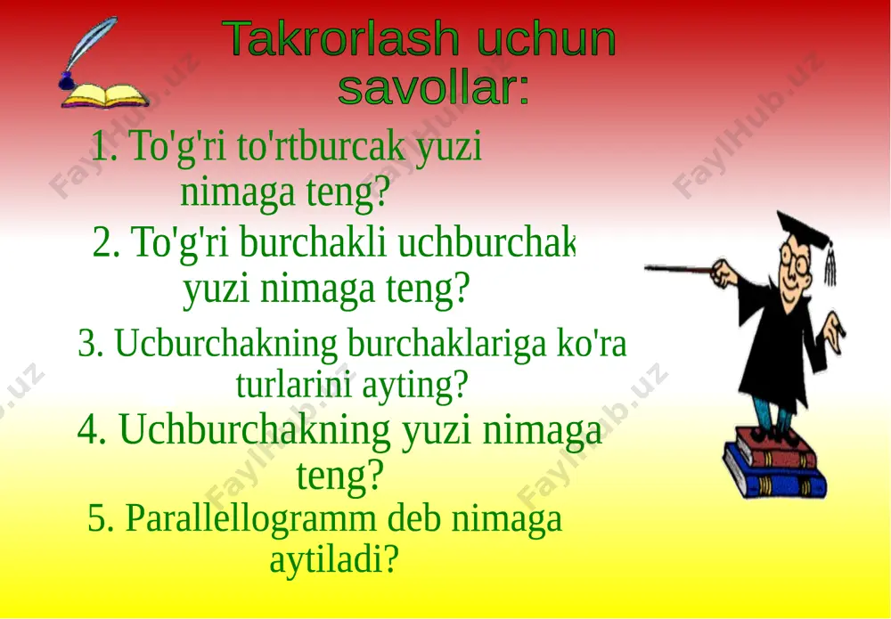 romb va trapetsiyaning yuzi - Page 3