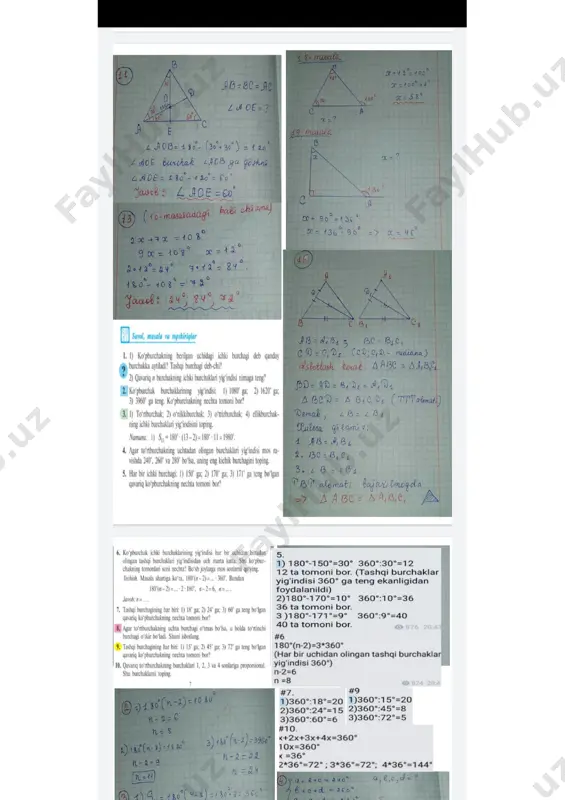 8- sinf geometriya kitob yechimi - Page 3