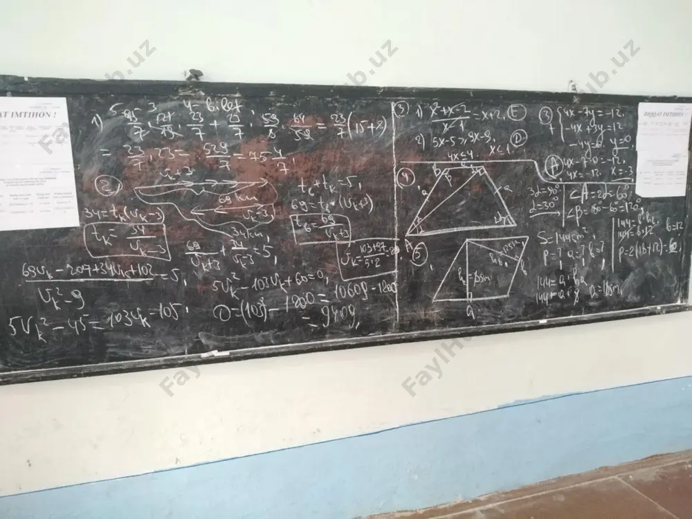 8-sinf matematika imtihon javoblari - Page 3