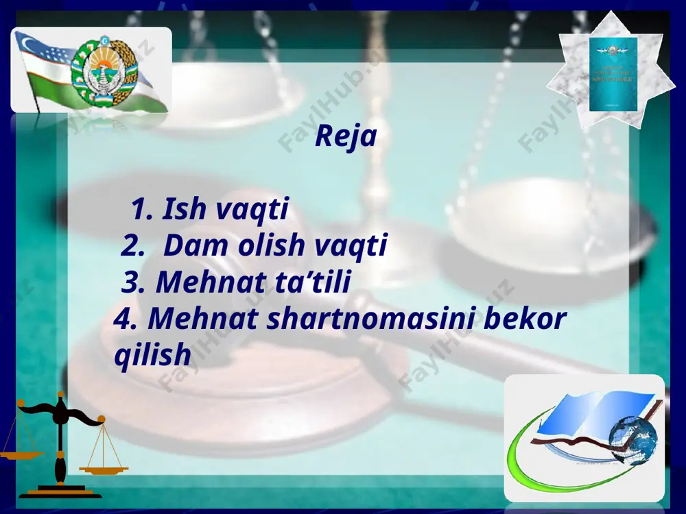 madi. faqat bir oy uchun ish haqi summasi to’g’risida kelishib olishdi. bu haqda n va uning ota – onasi imzolari bo’lgan shartnoma tuzilgan edi. uch oy davomida, shu jumladan bayram va dam olish kunlari n. kattalar darajasida ishladi. n. ning mehnat huquqi buzilgan edimi? * neustoyga (jarima) - qonun yoki shartnoma bilan belgilangan pul summasi bo’lib, uni qarzdor kreditorga o’z zimmasiga olgan majburiyatlarni bajarmaganida to’lashga majburdir mehnat shartnomasining bekor qilinishi mehnat kodeksiga ( 99-modda, 1 q.) xodim nomuayyan muddatga tuzilgan mehnat shartnomasi ham, muddati tugagunga qadar muddatli mehnat shartnomasini ham ikki hafta oldin ish beruvchini yozma ravishda ogohlantirib, bekor qilishga haqlidir. ogohlantirish muddati tugagandan so’ng xodim ishni to’xtishga haqli, ish beruvchi esa, xodimga mehnat daftarchasini berishi va u bilan hisob-kitob qilishi shart. agar shartnomada uni muddatidan oldin bekor qilgaligi uchun neustoyka to’lash haqida o’zaro majburiyatlari nazarda tutilgan bo’lsa, unda ish beruvchi xodimdan shartlashilgan pul summasini to’lashini talab qilishga haqli. * …