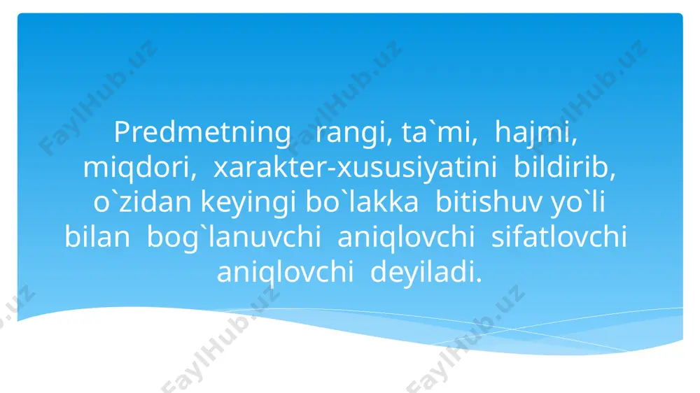 aniqlovchi turlari - Page 3