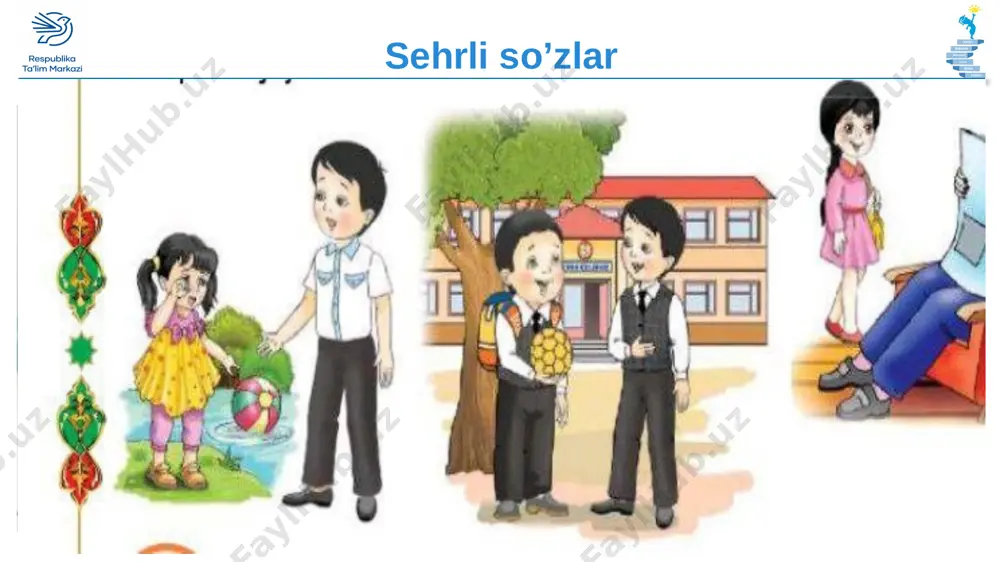 1-sinf tarbiya sehrli so'z 01.02.2022 - Page 3